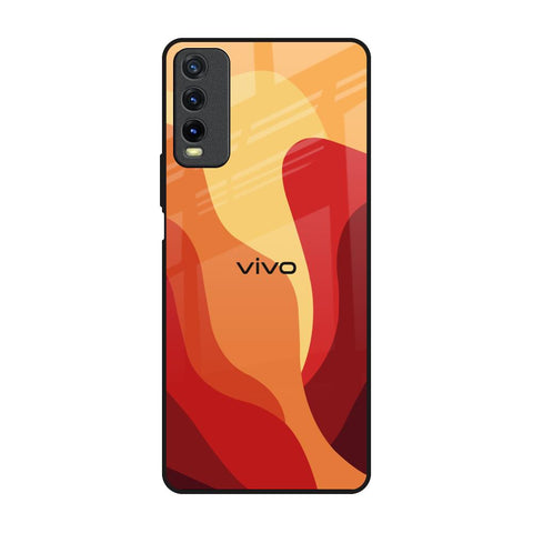 Magma Color Pattern Glossy Case for Vivo Y20