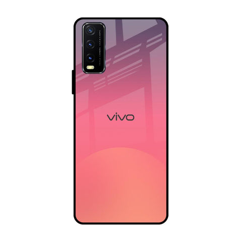 Sunset Orange Glossy Case for Vivo Y20