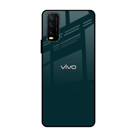 Hunter Green Glossy Case For Vivo Y20