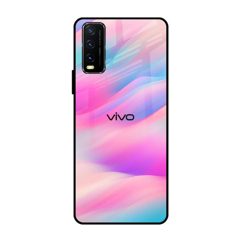 Colorful Waves Glossy case for Vivo Y20