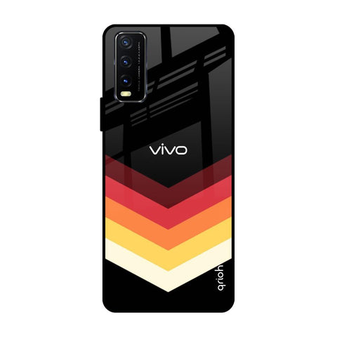 Abstract Arrow Pattern Glossy Case For Vivo Y20