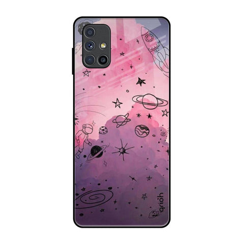 Space Doodles Glossy Case for Samsung Galaxy M51