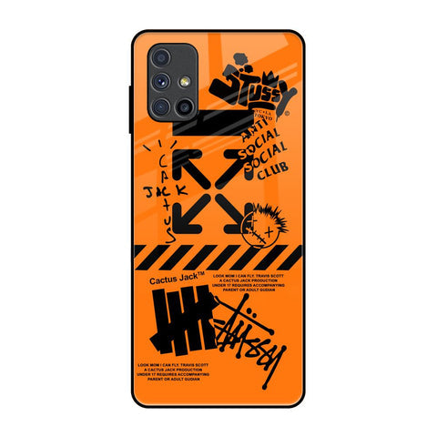 Anti Social Club Glossy Case for Samsung Galaxy M51