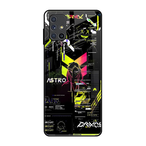 Astro Glitch Glossy Case for Samsung Galaxy M51