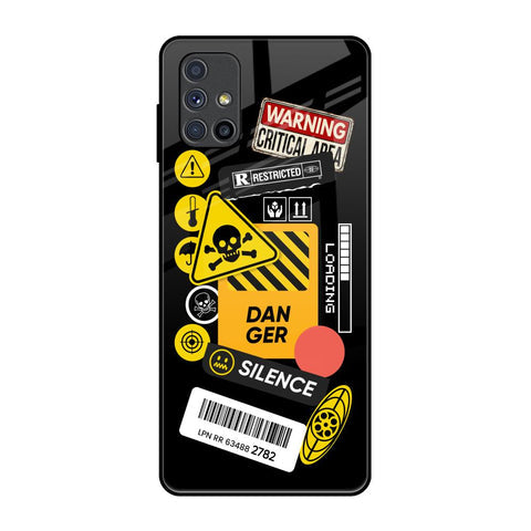 Danger Signs Glossy Case for Samsung Galaxy M51