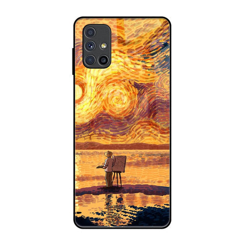 Sunset Vincent Glossy Case for Samsung Galaxy M51