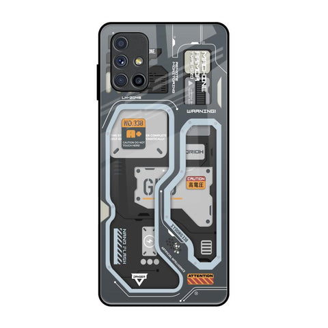 Retro Futuristic Glossy Case for Samsung Galaxy M51