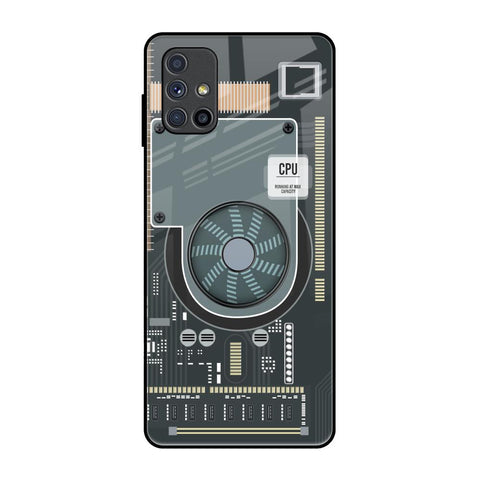Motherboard Circuit Glossy Case for Samsung Galaxy M51