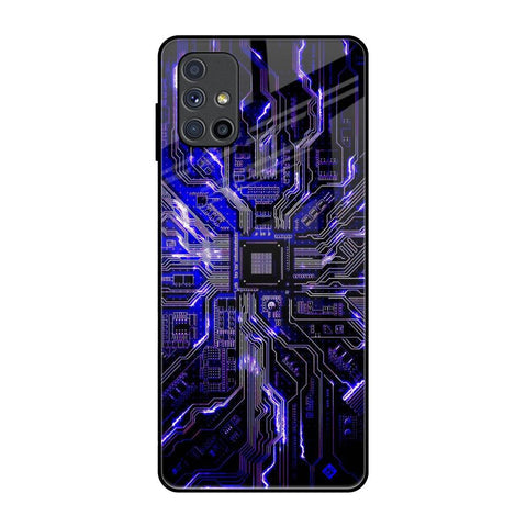 Techno Color Pattern Glossy Case For Samsung Galaxy M51