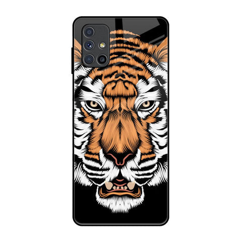 Angry Tiger Glossy Case For Samsung Galaxy M51