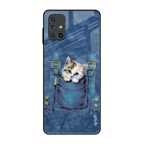 Kitty In Pocket Glossy Case For Samsung Galaxy M51