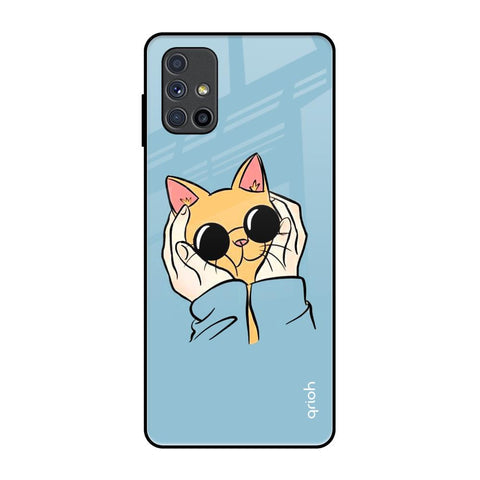 Adorable Cute Kitty Glossy Case For Samsung Galaxy M51