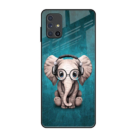 Adorable Baby Elephant Glossy Case For Samsung Galaxy M51