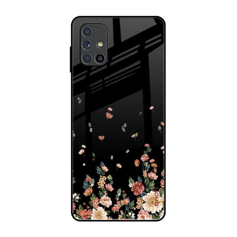 Floating Floral Print Glossy Case for Samsung Galaxy M51