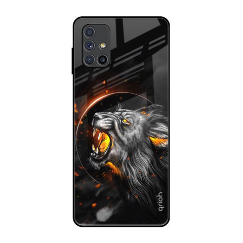 Aggressive Lion Glossy Case for Samsung Galaxy M51