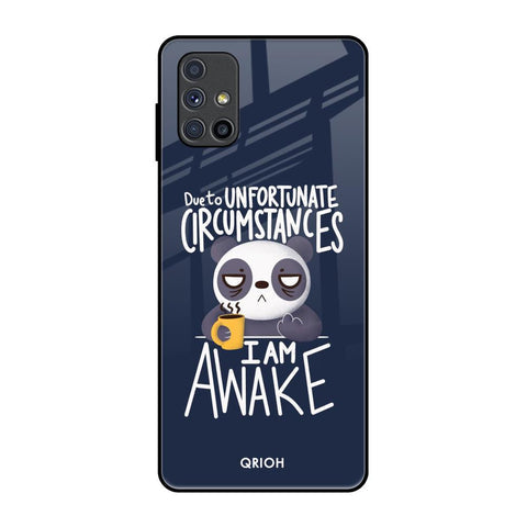 Struggling Panda Glossy Case for Samsung Galaxy M51