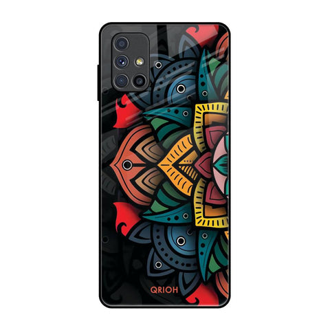 Retro Gorgeous Flower Glossy Case for Samsung Galaxy M51