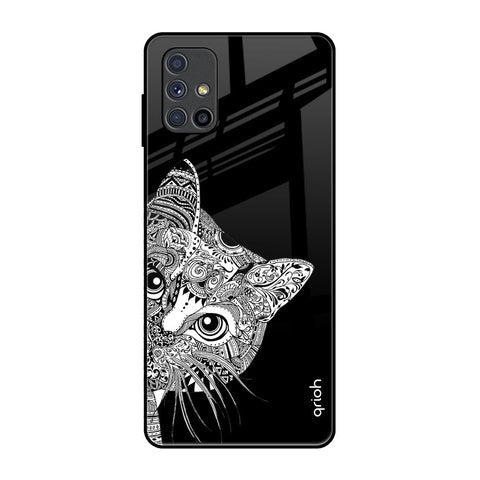 Kitten Mandala Glossy Case for Samsung Galaxy M51