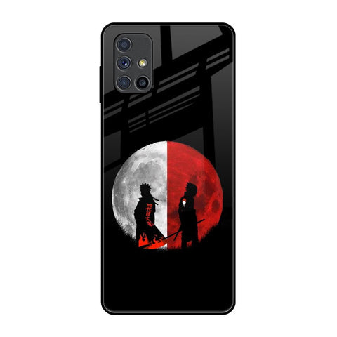 Anime Red Moon Glossy Case for Samsung Galaxy M51