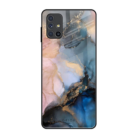Marble Ink Abstract Glossy Case for Samsung Galaxy M51