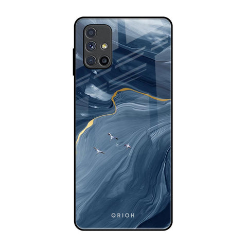 Deep Ocean Marble Glossy Case for Samsung Galaxy M51