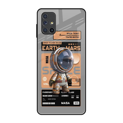 Space Ticket Glossy Case for Samsung Galaxy M51