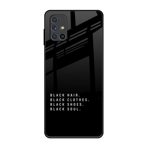 Black Soul Glossy Case for Samsung Galaxy M51