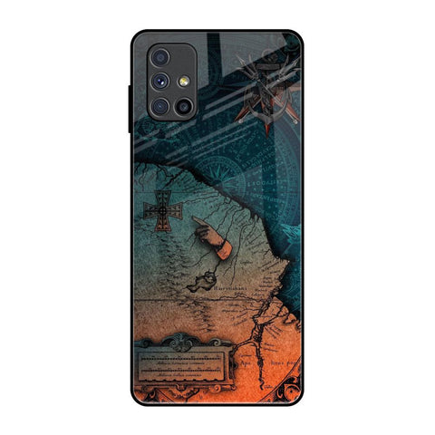 Geographical Map Glossy Case for Samsung Galaxy M51