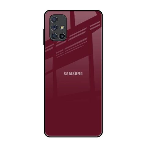 Classic Burgundy Glossy Case for Samsung Galaxy M51