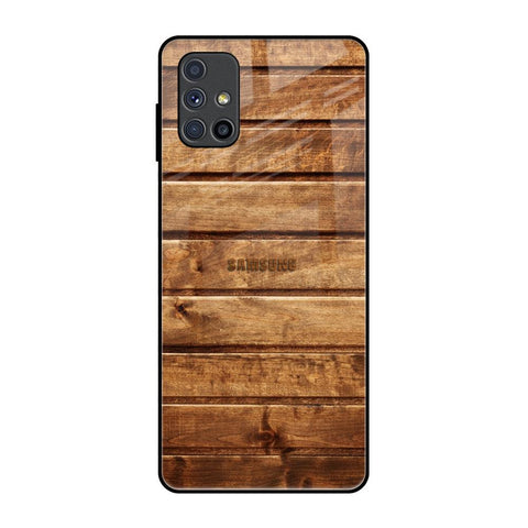 Wooden Planks Glossy Case for Samsung Galaxy M51