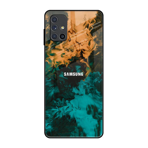 Watercolor Wave Glossy Case for Samsung Galaxy M51