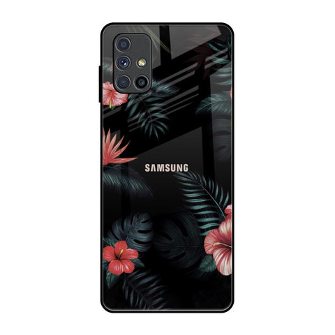 Tropical Art Flower Glossy Case for Samsung Galaxy M51