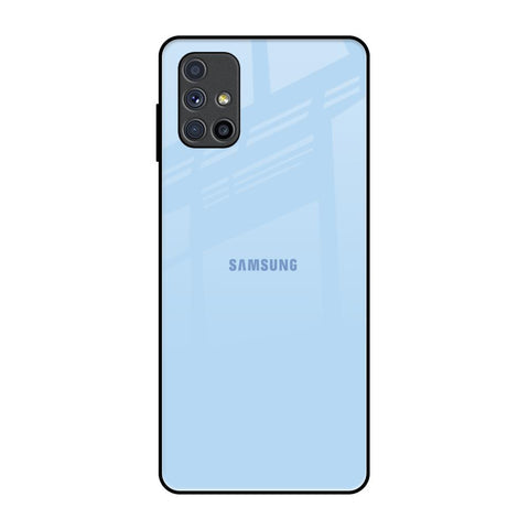 Pastel Sky Blue Glossy Case for Samsung Galaxy M51