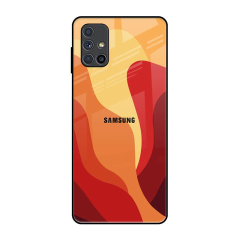 Magma Color Pattern Glossy Case for Samsung Galaxy M51