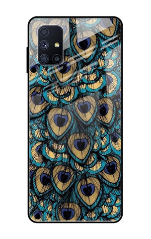 Peacock Feathers Glossy case for Samsung Galaxy M51
