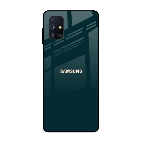 Hunter Green Glossy Case For Samsung Galaxy M51