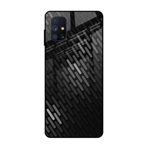 Dark Abstract Pattern Glossy Case For Samsung Galaxy M51