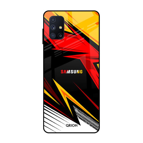 Race Jersey Pattern Glossy Case For Samsung Galaxy M51