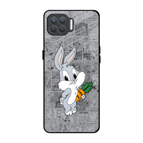 Cute Baby Bunny Glossy Case for Oppo F17 Pro