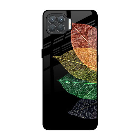 Colorful Leaves Glossy Case for Oppo F17 Pro