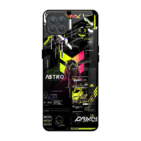 Astro Glitch Glossy Case for Oppo F17 Pro