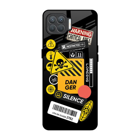 Danger Signs Glossy Case for Oppo F17 Pro