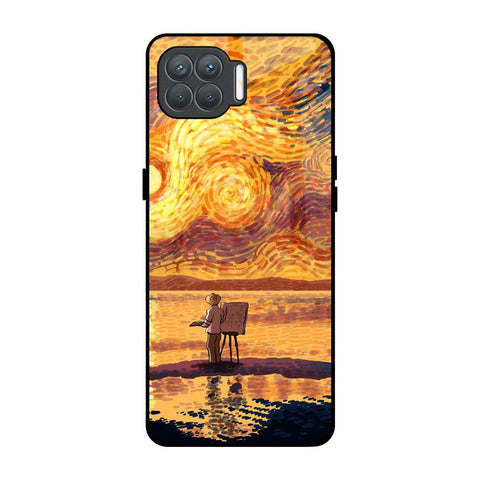 Sunset Vincent Glossy Case for Oppo F17 Pro