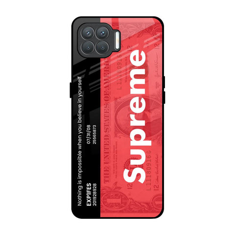 Supreme Ticket Glossy Case for Oppo F17 Pro