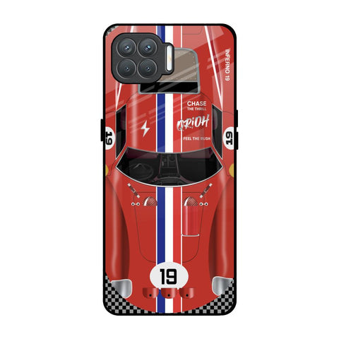 Racing Vintage Glossy Case for Oppo F17 Pro