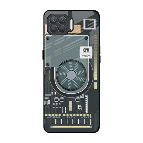 Motherboard Circuit Glossy Case for Oppo F17 Pro