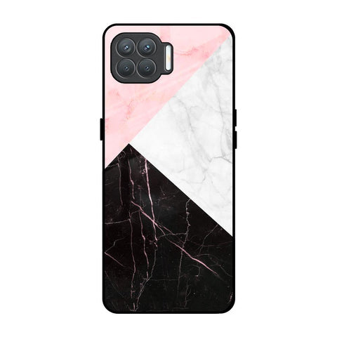 Marble Collage Art Glossy Case For Oppo F17 Pro