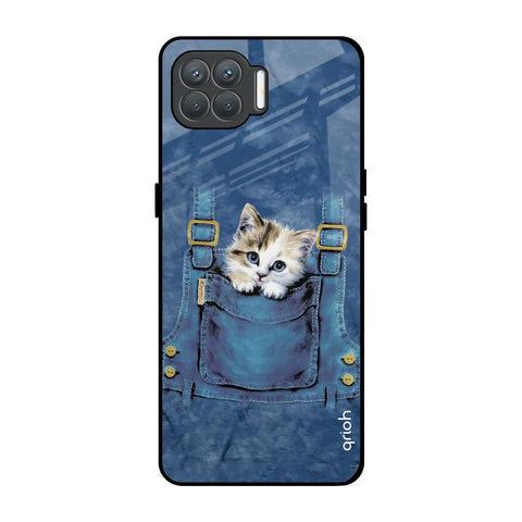 Kitty In Pocket Glossy Case For Oppo F17 Pro