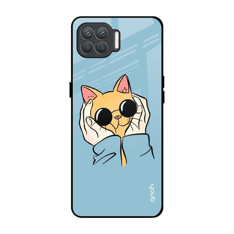 Adorable Cute Kitty Glossy Case For Oppo F17 Pro
