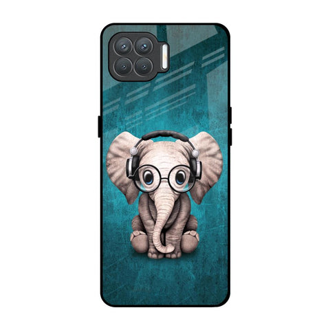 Adorable Baby Elephant Glossy Case For Oppo F17 Pro